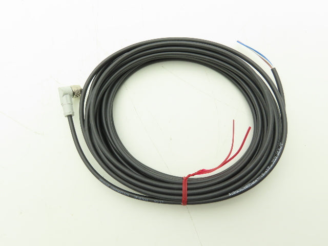 Keyence OP-87641 Sensor Cable Cordset 4-Pin M12 10M Elbow L Shape Lot of 2