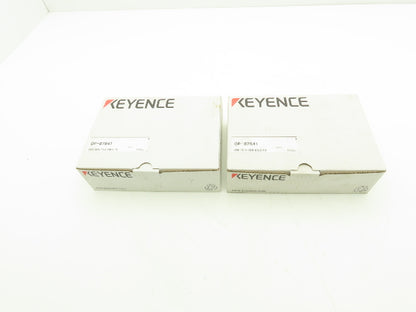 Keyence OP-87641 Sensor Cable Cordset 4-Pin M12 10M Elbow L Shape Lot of 2