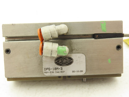 De-Sta-Co DPG-10M-3 Robohand Pneumatic Parallel Gripper 3/4" Stroke 50lbf