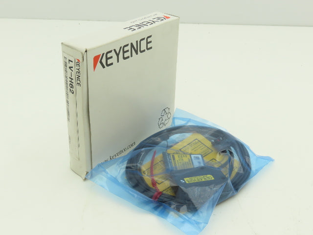 Keyence LV-H62 Retro Reflective Long Distance Straight Beam Sensor Head