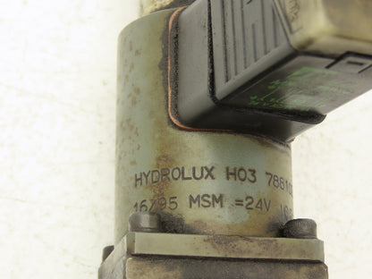 Amada DBEP04A2007KB Hydraulic Directional Control Solenoid Valve Hydrolux 24V