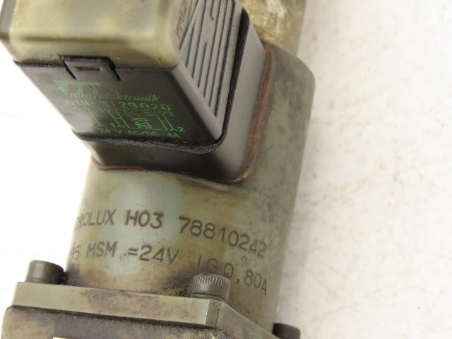 Amada DBEP04A2007KB Hydraulic Directional Control Solenoid Valve Hydrolux 24V