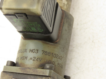 Amada DBEP04A2007KB Hydraulic Directional Control Solenoid Valve Hydrolux 24V