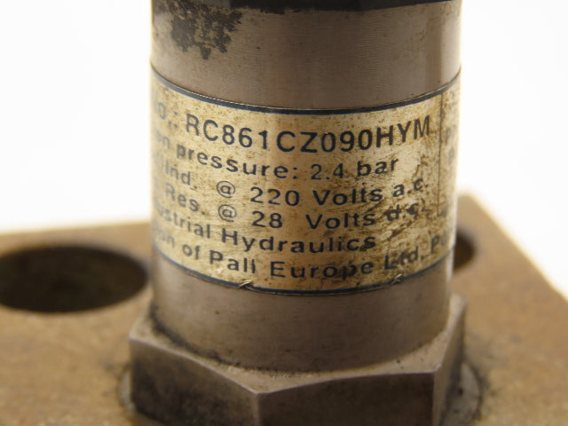 Pall HH0355L10KSRBM Hydraulic Filter Housing Manifold Mount HC9800FKS4H