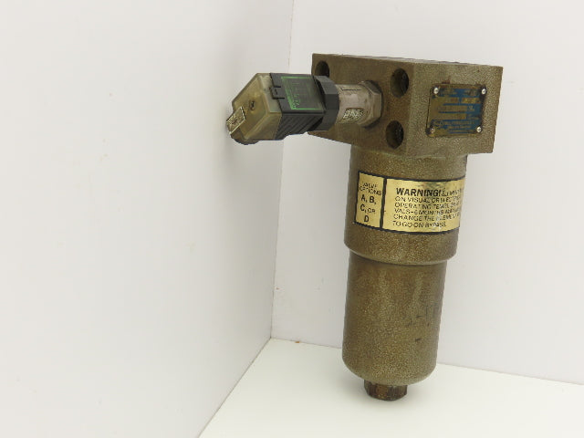 Pall HH0355L10KSRBM Hydraulic Filter Housing Manifold Mount HC9800FKS4H