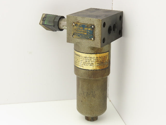 Pall HH0355L10KSRBM Hydraulic Filter Housing Manifold Mount HC9800FKS4H