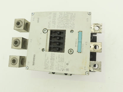 Siemens 3RT1064-6AF36 Sirius Motor Starter Contactor 225A 1000VAC 3 Pole 120V