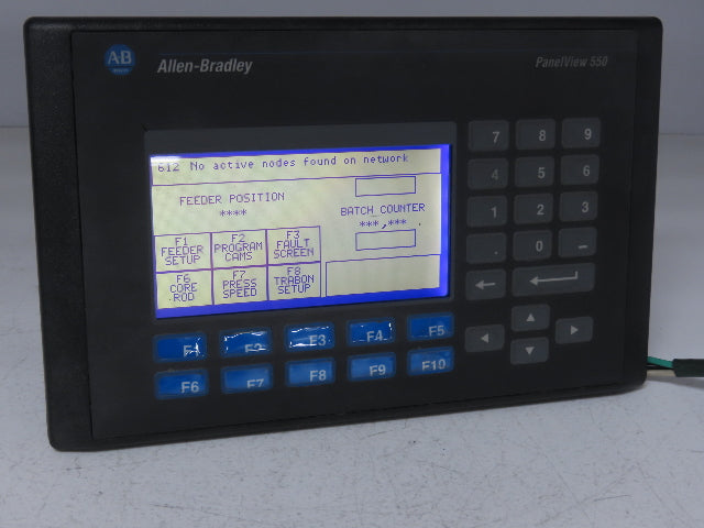 Allen Bradley 2711-K5A2 PanelView 550 HMI Control Panel Ser H FRN 4.48