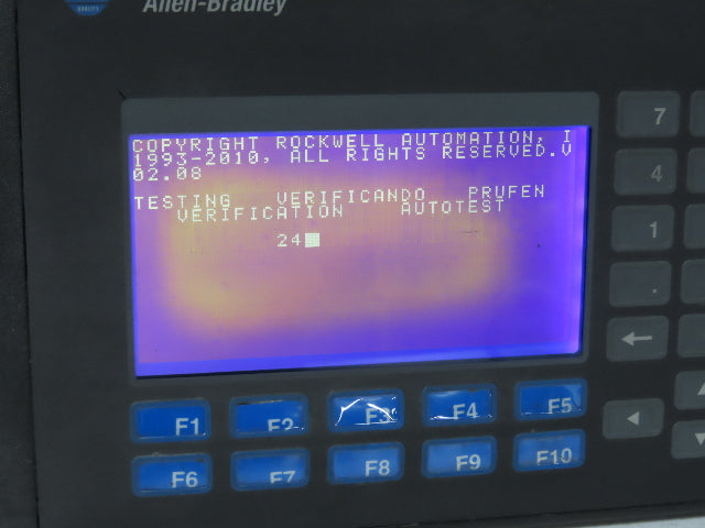 Allen Bradley 2711-K5A2 PanelView 550 HMI Control Panel Ser H FRN 4.48