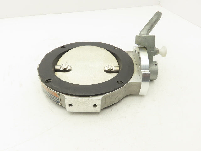 Patterson Kelley 6" Butterfly Valve 316SS Stainless Solids Flow 4-Bolt Wafer