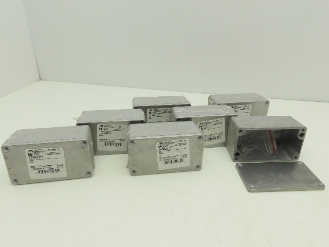 Hammond 1550Z111 Electrical Enclosure Box Die Cast Aluminum 115x65x55mm Lot of 7