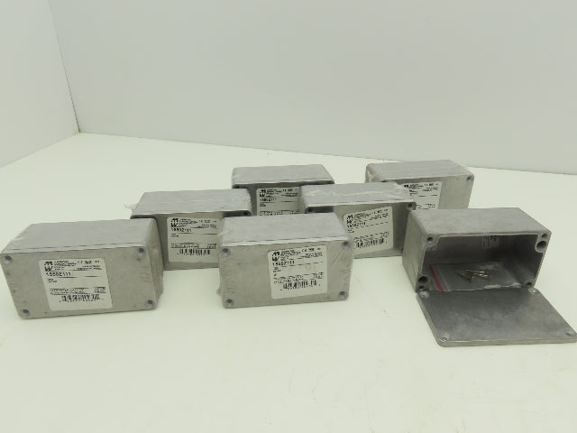 Hammond 1550Z111 Electrical Enclosure Box Die Cast Aluminum 115x65x55mm Lot of 7