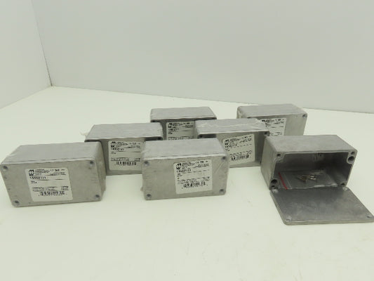 Hammond 1550Z111 Electrical Enclosure Box Die Cast Aluminum 115x65x55mm Lot of 7