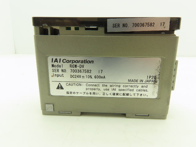 IAI RGW-DV Robonet GatewayR Unit DeviceNet Type