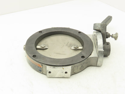 Patterson Kelley 6" Butterfly Valve 316SS Stainless Solids Flow 4-Bolt Wafer