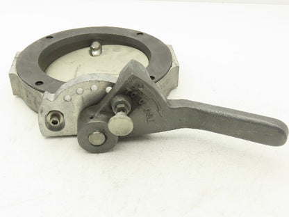 Patterson Kelley 6" Butterfly Valve 316SS Stainless Solids Flow 4-Bolt Wafer