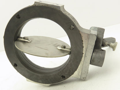Patterson Kelley 6" Butterfly Valve 316SS Stainless Solids Flow 4-Bolt Wafer