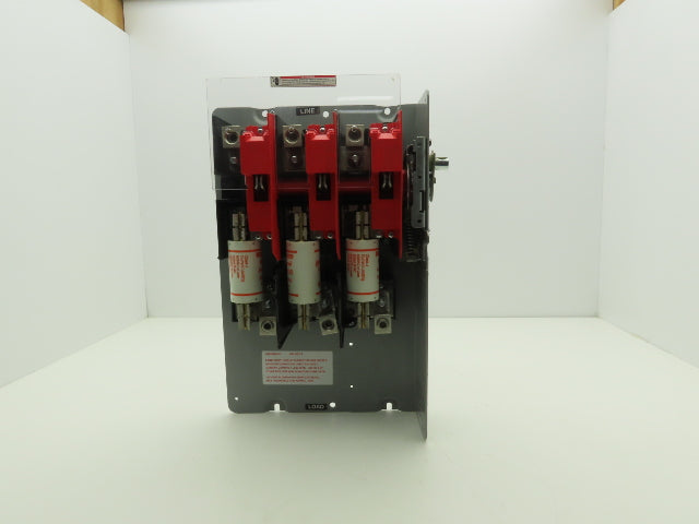 Siemens VBFS364 Panel Mounted Safety Disconnect Fused 200A 3 Pole 600VAC 125HP
