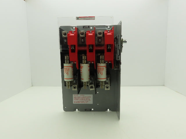 Siemens VBFS364 Panel Mounted Safety Disconnect Fused 200A 3 Pole 600VAC 125HP
