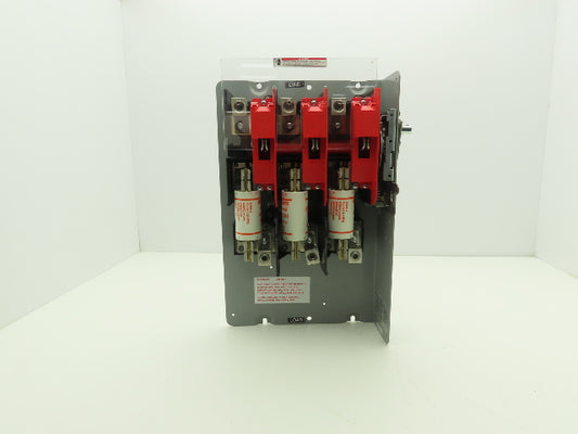 Siemens VBFS364 Panel Mounted Safety Disconnect Fused 200A 3 Pole 600VAC 125HP