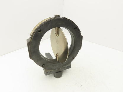Patterson Kelley 6" Butterfly Valve 316 Stainless Disc Solids Flow 4-Bolt Wafer