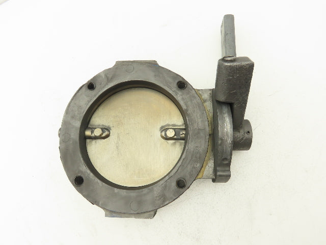 Patterson Kelley 6" Butterfly Valve 316 Stainless Disc Solids Flow 4-Bolt Wafer