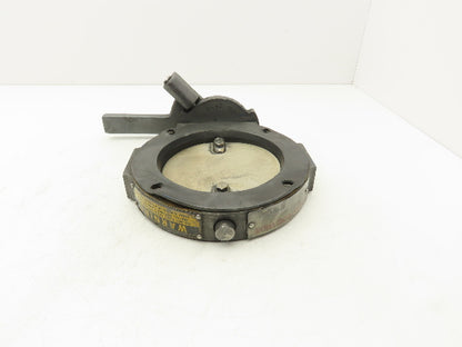 Patterson Kelley 6" Butterfly Valve 316 Stainless Disc Solids Flow 4-Bolt Wafer