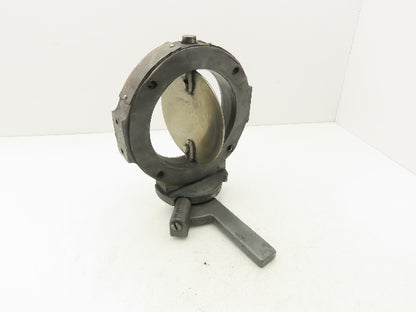 Patterson Kelley 6" Butterfly Valve 316 Stainless Disc Solids Flow 4-Bolt Wafer