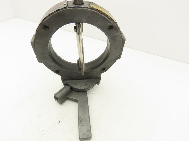 Patterson Kelley 6" Butterfly Valve 316 Stainless Disc Solids Flow 4-Bolt Wafer