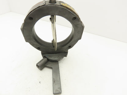 Patterson Kelley 6" Butterfly Valve 316 Stainless Disc Solids Flow 4-Bolt Wafer
