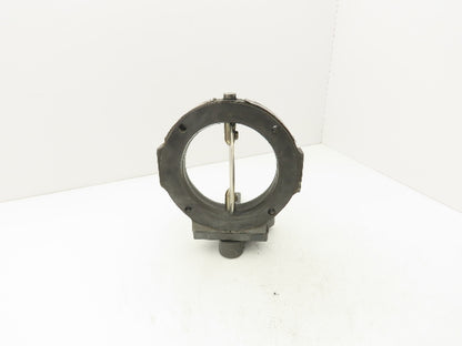 Patterson Kelley 6" Butterfly Valve 316 Stainless Disc Solids Flow 4-Bolt Wafer