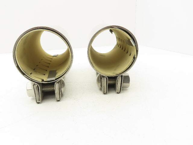 Morris 3-4 -C-OD 3" Pipe Compression Coupling 76.2mm 4-Bolt w/Gasket  Lot of 2