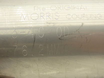 Morris 3-4 -C-OD 3" Pipe Compression Coupling 76.2mm 4-Bolt w/Gasket  Lot of 2