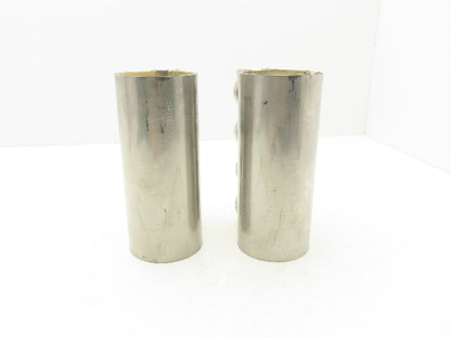 Morris 3-4 -C-OD 3" Pipe Compression Coupling 76.2mm 4-Bolt w/Gasket  Lot of 2
