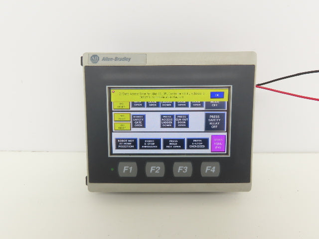 Allen Bradley 2711R-T4T PanelView 800 HMI Control Terminal 4" Touch Screen Ser A