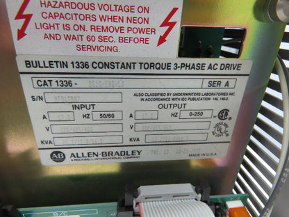 Allen Bradley 1336-B010-EAD-L3 Constant Torque AC Drive 3Ph 10Hp 13.5kw 460V