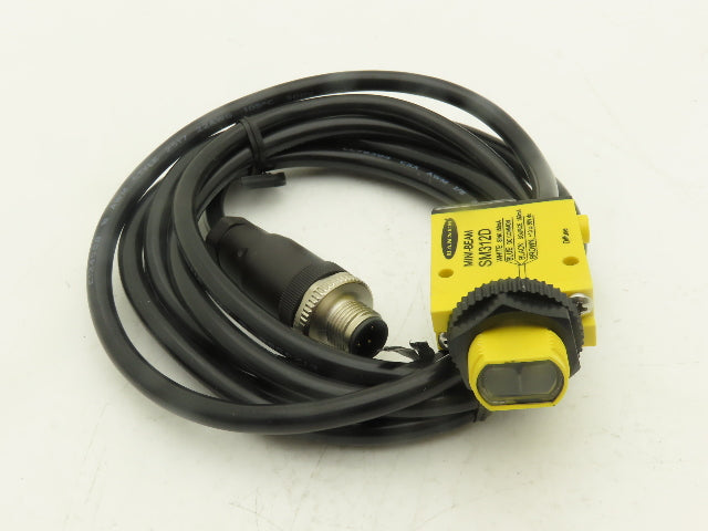Banner SM312D MINI-BEAM Photoelectric Diffuse Sensor 380mm 10-30VDC