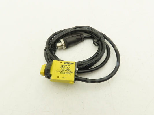 Banner SM312D MINI-BEAM Photoelectric Diffuse Sensor 380mm 10-30VDC