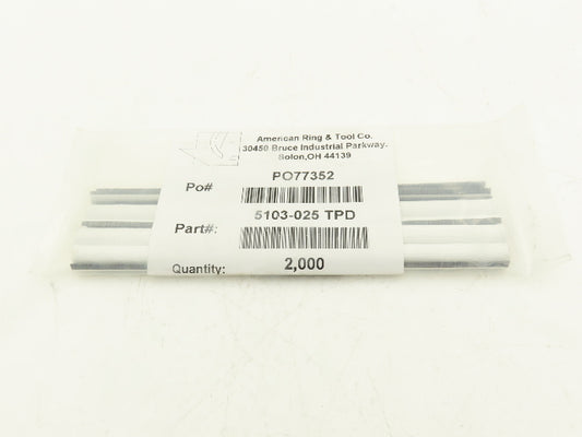 American Ring & Tool 5103-025 TPD Crescent Retaining Ring 1/4" Lot of 2000
