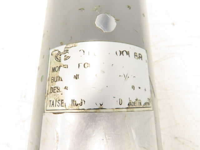 Taisei Kogyo FCI Oil Cooler Shell & Tube Heat Exchanger 2-Pass 1"x 1.25"NPT