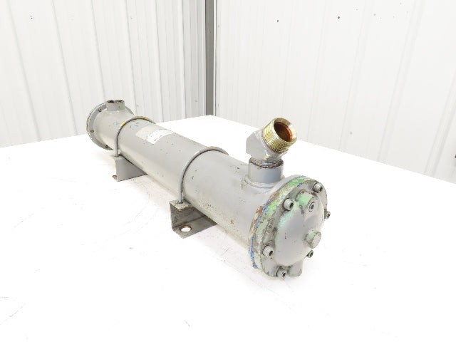 Taisei Kogyo FCI Oil Cooler Shell & Tube Heat Exchanger 2-Pass 1"x 1.25"NPT