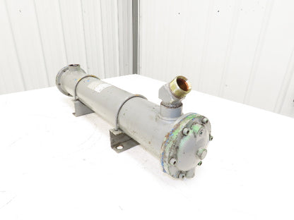 Taisei Kogyo FCI Oil Cooler Shell & Tube Heat Exchanger 2-Pass 1"x 1.25"NPT