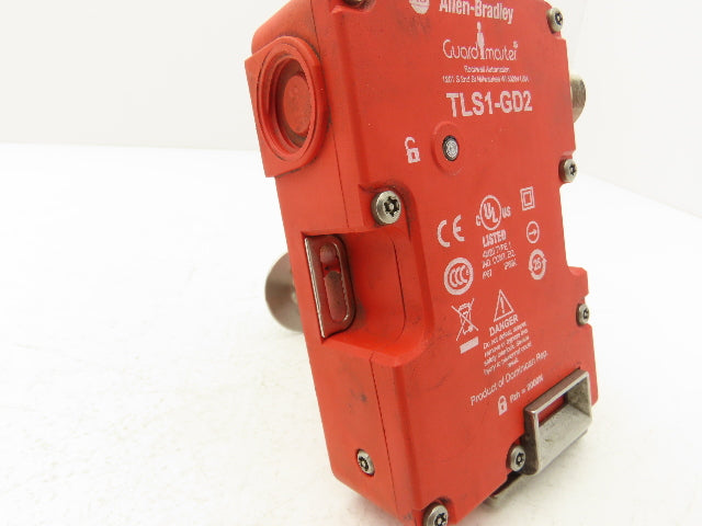 Allen Bradley TLS1-GD2 Safety Interlock Guard Locking Switch w/Key 24V AC/DC