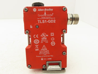 Allen Bradley TLS1-GD2 Safety Interlock Guard Locking Switch w/Key 24V AC/DC