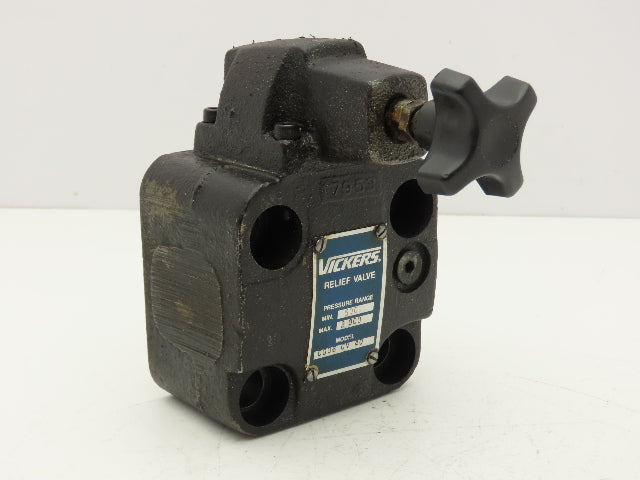 Vickers CG 06 CV 40 Hydraulic Pressure Reducing Relief Valve 500-2000psi
