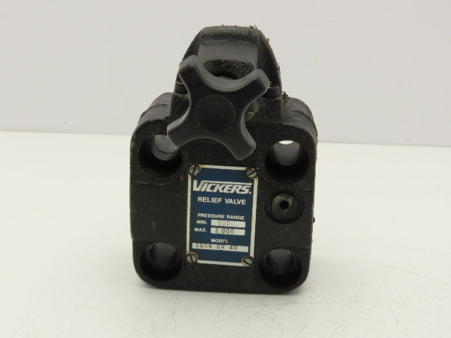 Vickers CG 06 CV 40 Hydraulic Pressure Reducing Relief Valve 500-2000psi