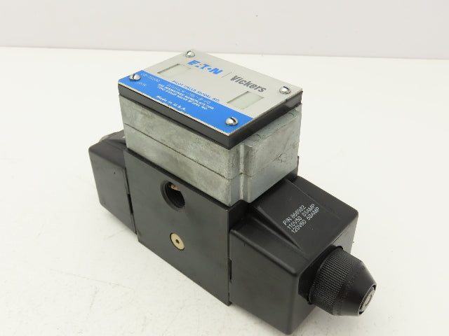 Vickers DG4S4LW-016C-B-60 Hydraulic Directional Control Solenoid Valve 120V