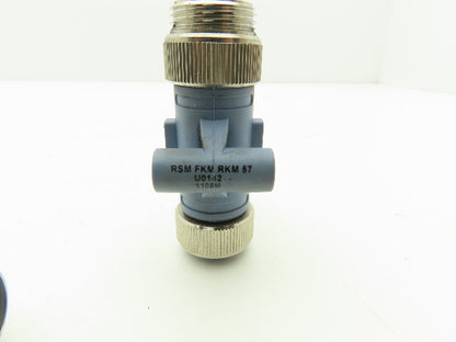 Turck RSM FKM RKM 57 DeviceNet T-Splitter 7/8" Minifast M12 Eurofast Lot of 4