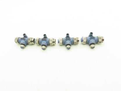 Turck RSM FKM RKM 57 DeviceNet T-Splitter 7/8" Minifast M12 Eurofast Lot of 4