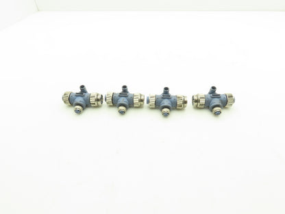 Turck RSM FKM RKM 57 DeviceNet T-Splitter 7/8" Minifast M12 Eurofast Lot of 4